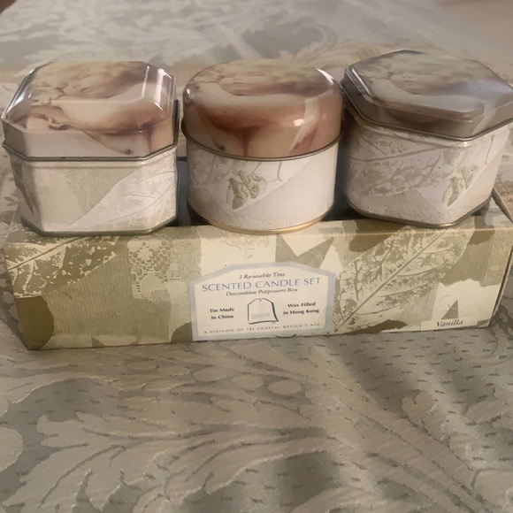 SET OF 3 CHERUB CANDLES SET - Picture 6 of 7